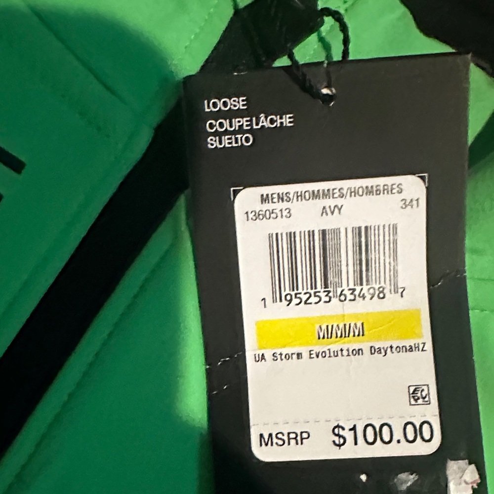 Under Armour Green and Black Men's Shirt - Picture 2 of 5
